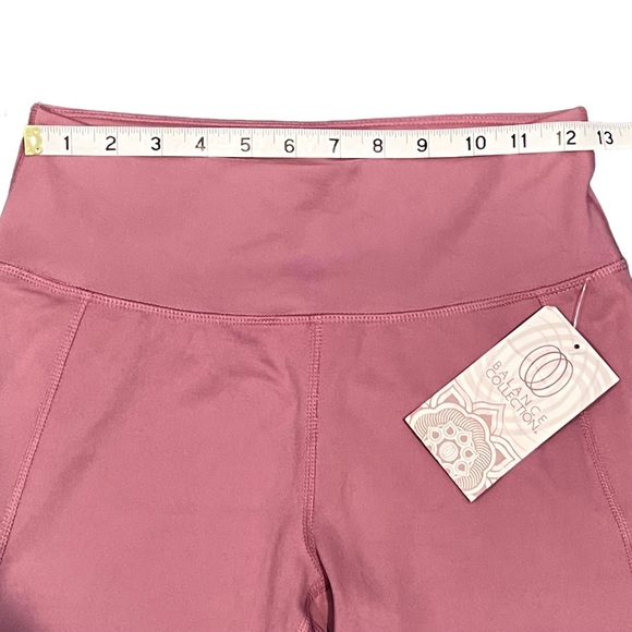 NWT Balance Collection Leggings Womens Size M High Waisted Leggings Mauve Soft - Picture 4 of 8